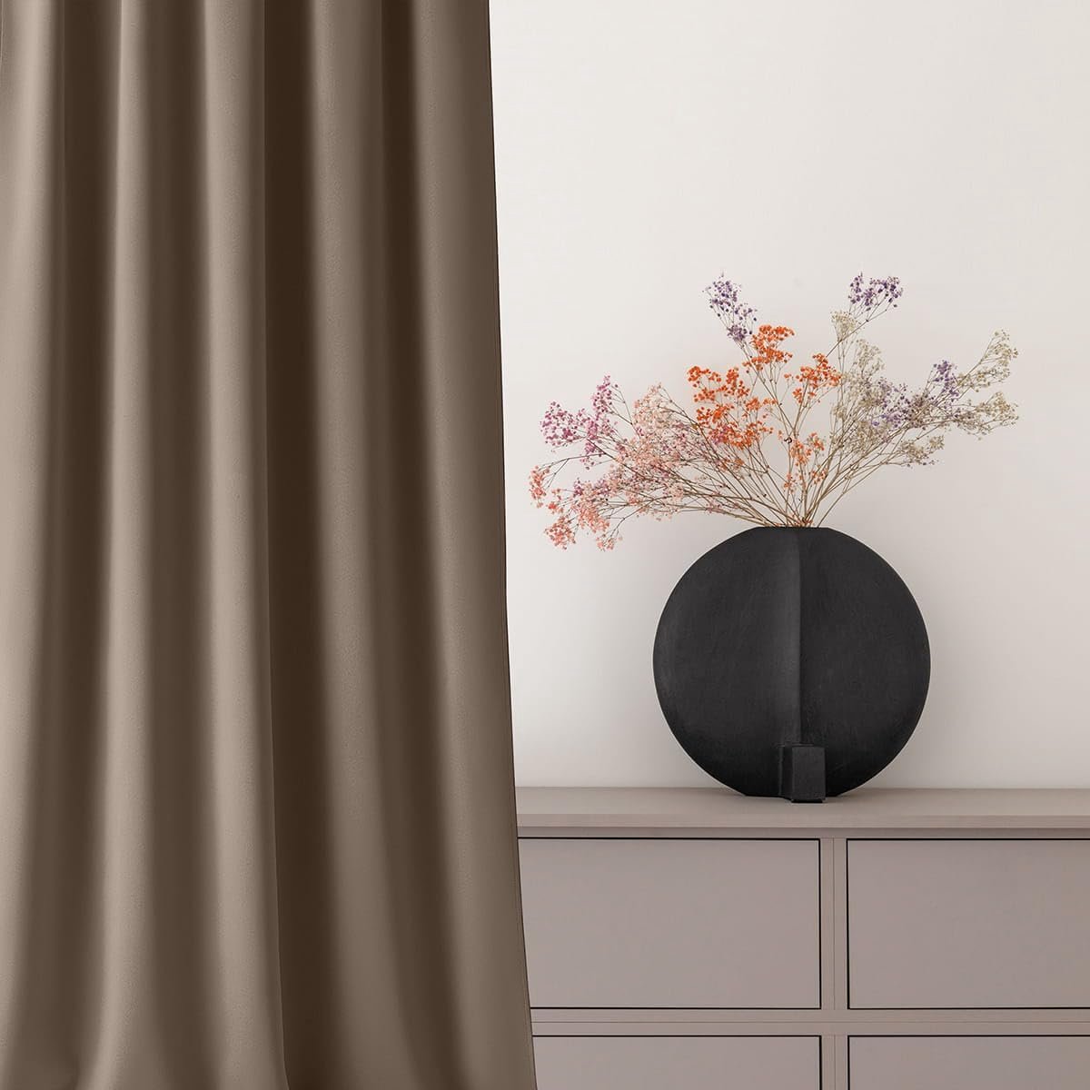 Gordijn Aura 140 x 240 cm - Rimpelband - Modern design - Creëert een warme sfeer - ShopVlot