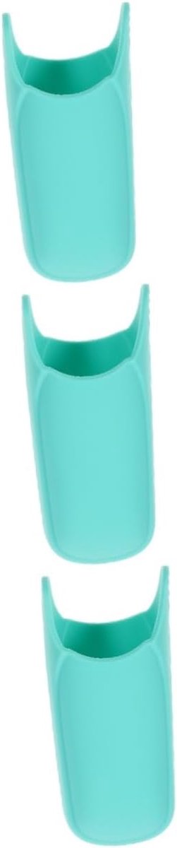 Krultang Siliconen Hoes - Stijltang Houder - Haar Stylen - Hittebestendig Materiaal - 9 x 4 x 3 cm - Lichtgroen