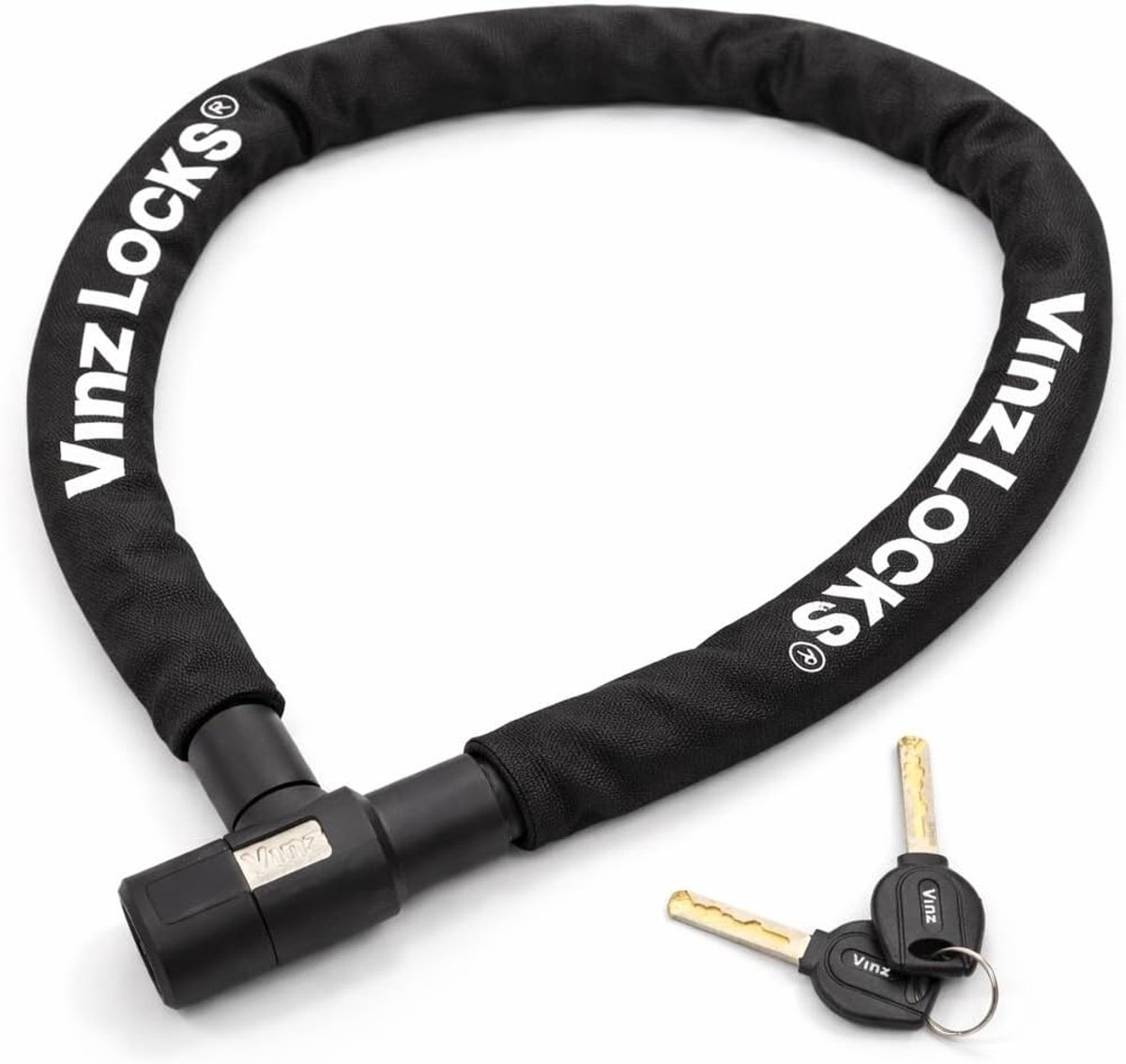 Fietsslot ketting 90 cm - extra dikke staal - waterdicht en schokbestendig - hoog beveiligd - ShopVlot