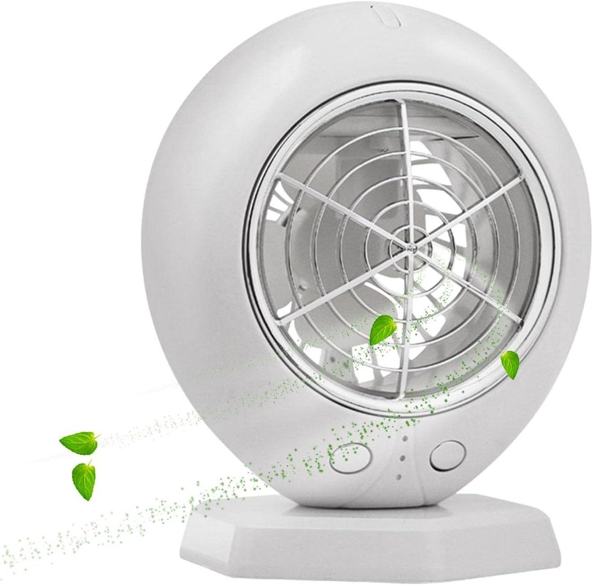 Mini Air Cooler - Ventilator met Vernevelaar - Persoonlijke Koeling - Draagbaar en Stil