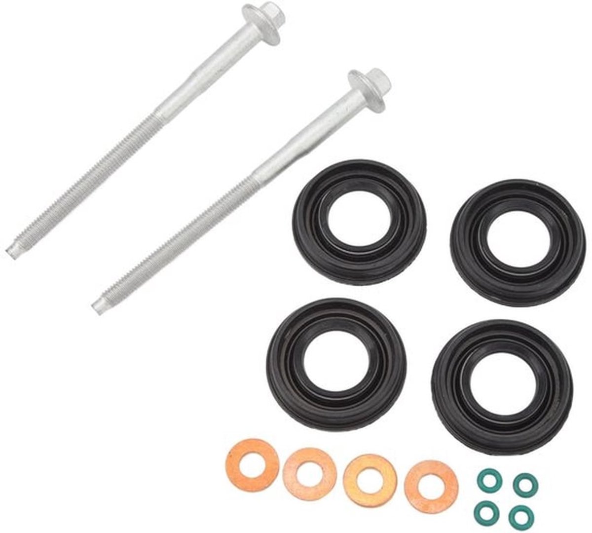 Brandstofinjector pakking O-ring kit, brandstofinjector afdichting O-ring kit, geschikt voor Transit MK7 jumper relais