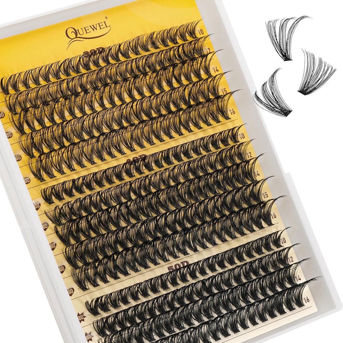 Wimperextensions 30D 40D 50D - Gemengde Stijlen - D-Curl Individuele Wimpers - Eenvoudig te Gebruiken - ShopVlot