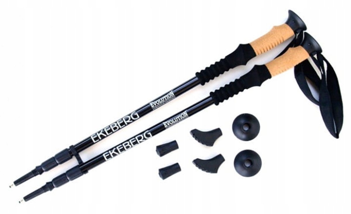 Merkloze Trekkingstokken Aluminium met Anti-Shock Systeem
