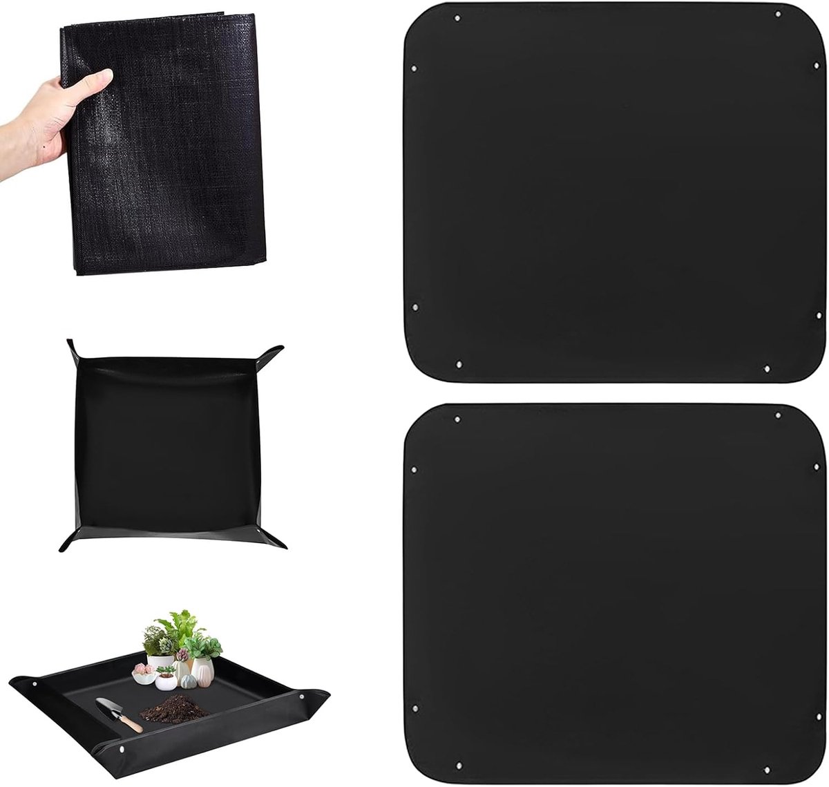 Plantmat 2-pack - waterdicht - flexibel en lichtgewicht - ideaal voor binnen repotteren - ShopVlot