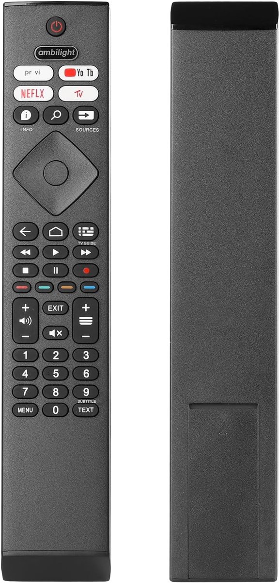 Afstandsbediening voor Philips 4K Ultra HD LED TV - Vervangende controller - ShopVlot
