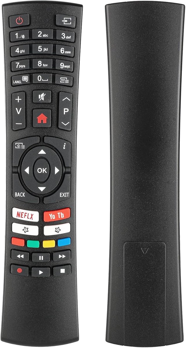 Afstandsbediening RC4390 - Vervangend model - Geschikt voor Continental Edison/Telefunken TV - ShopVlot
