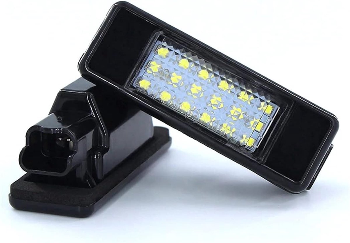 LED Nummerplaatverlichting 2pcs - Wit - Felle verlichting - Eenvoudige vervanging - ShopVlot