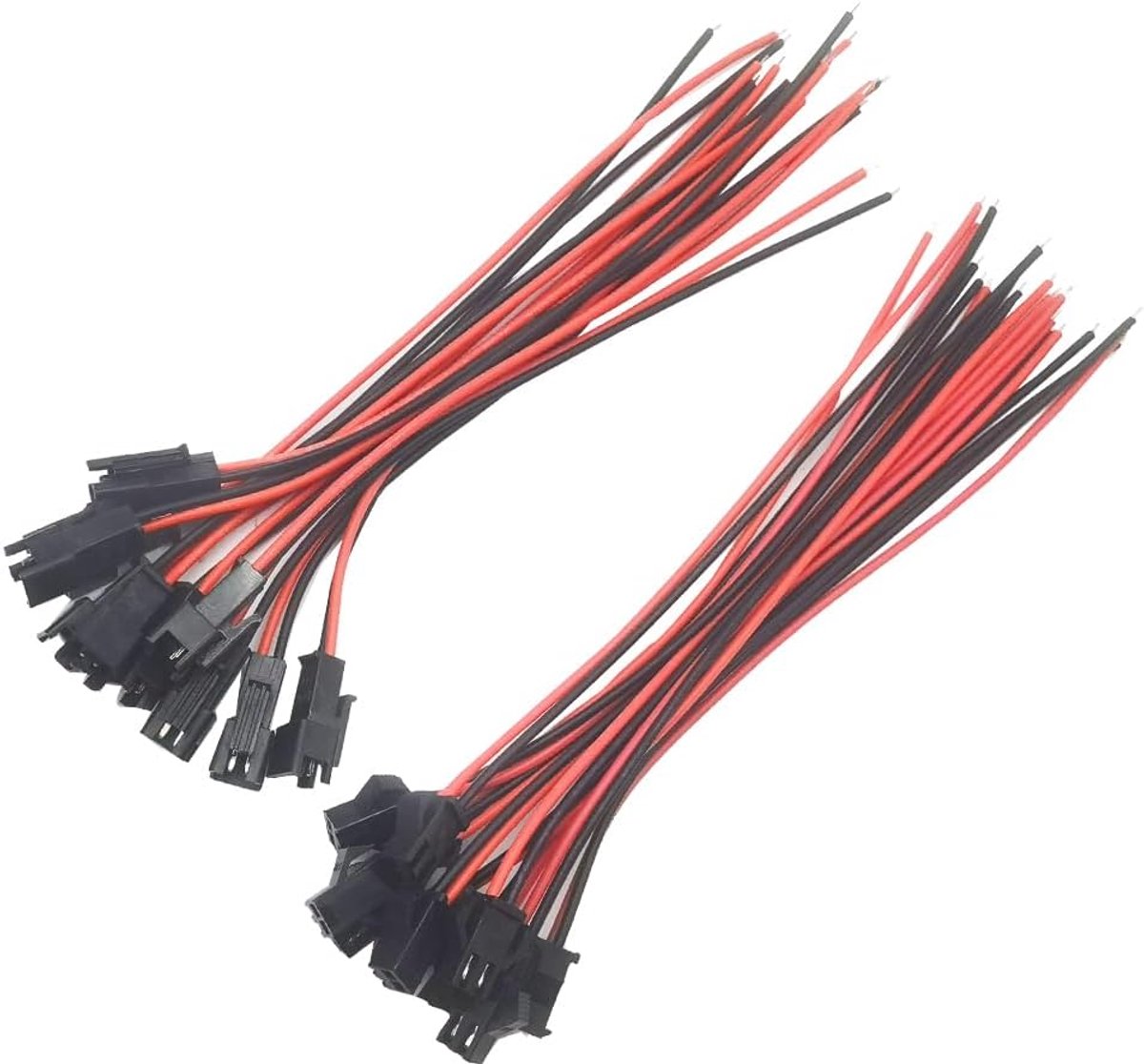 JST SM 2 Pin Connector Adapter 15 cm - 22 AWG Kabel - Duurzaam en Temperatuurbestendig - Eenvoudige Installatie - ShopVlot