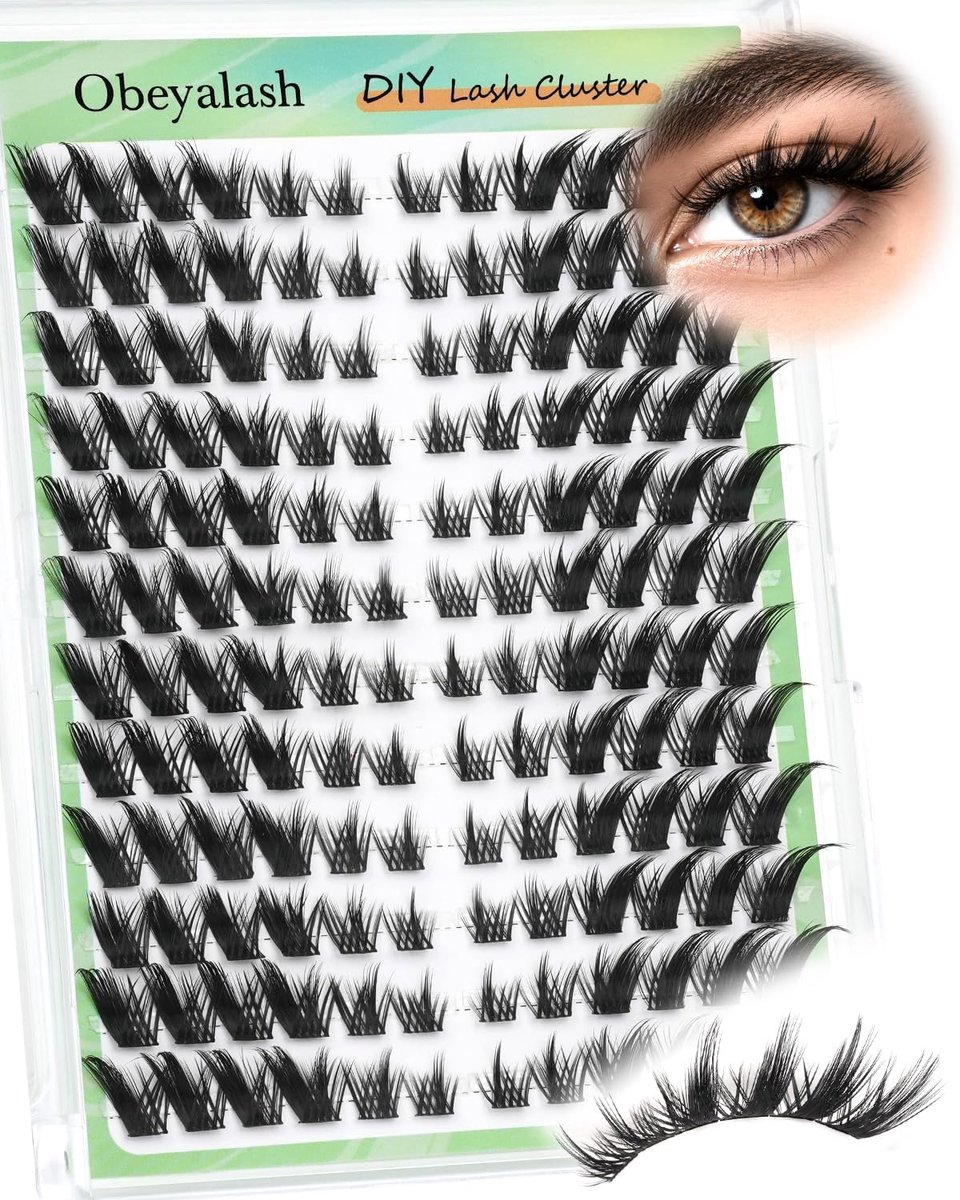 Wimpers clusters natuurlijk - D Curl 5-15mm - wispy effect - eenvoudig thuis aanbrengen - ShopVlot