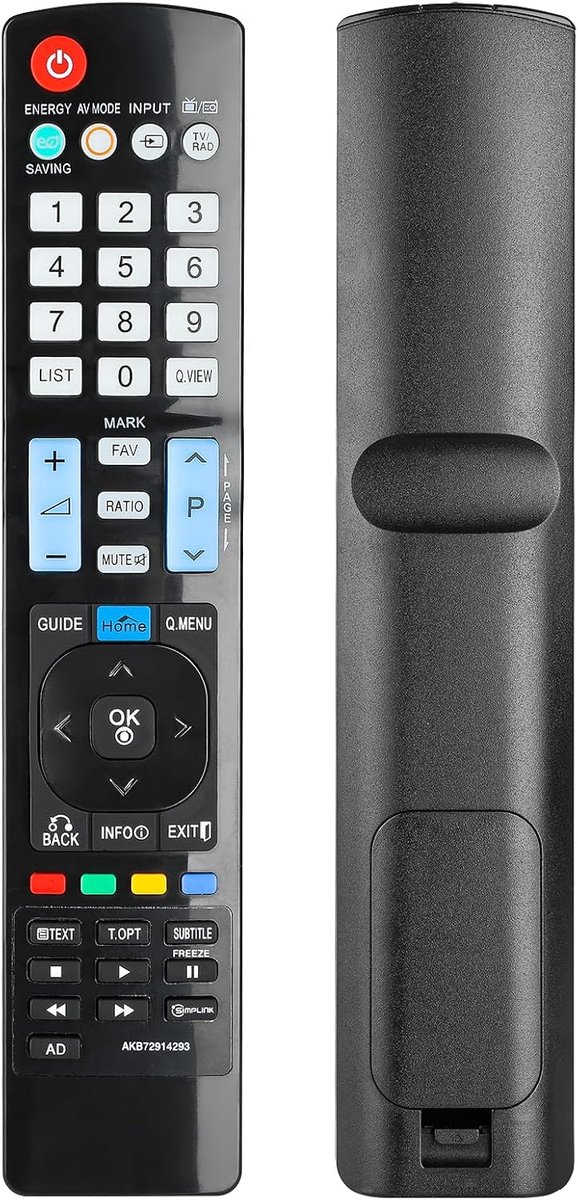 Afstandsbediening compatible met LG LED LCD HD Smart TV - vervangend model - geen driver nodig - eenvoudig in gebruik - ShopVlot