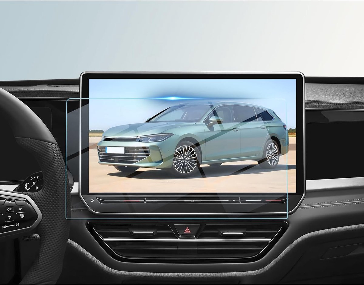 Screenprotector 15 inch - Tempered Glass - Navigatiebescherming - Geschikt voor VW Passat B9 Variant 2024 2025 - ShopVlot