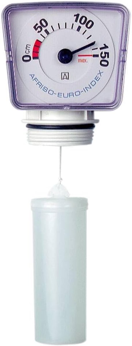 Mechanische tankinhoudmeter 0-250 cm - kunststof tandwielkast - geurvrij - eenvoudig af te lezen - ShopVlot