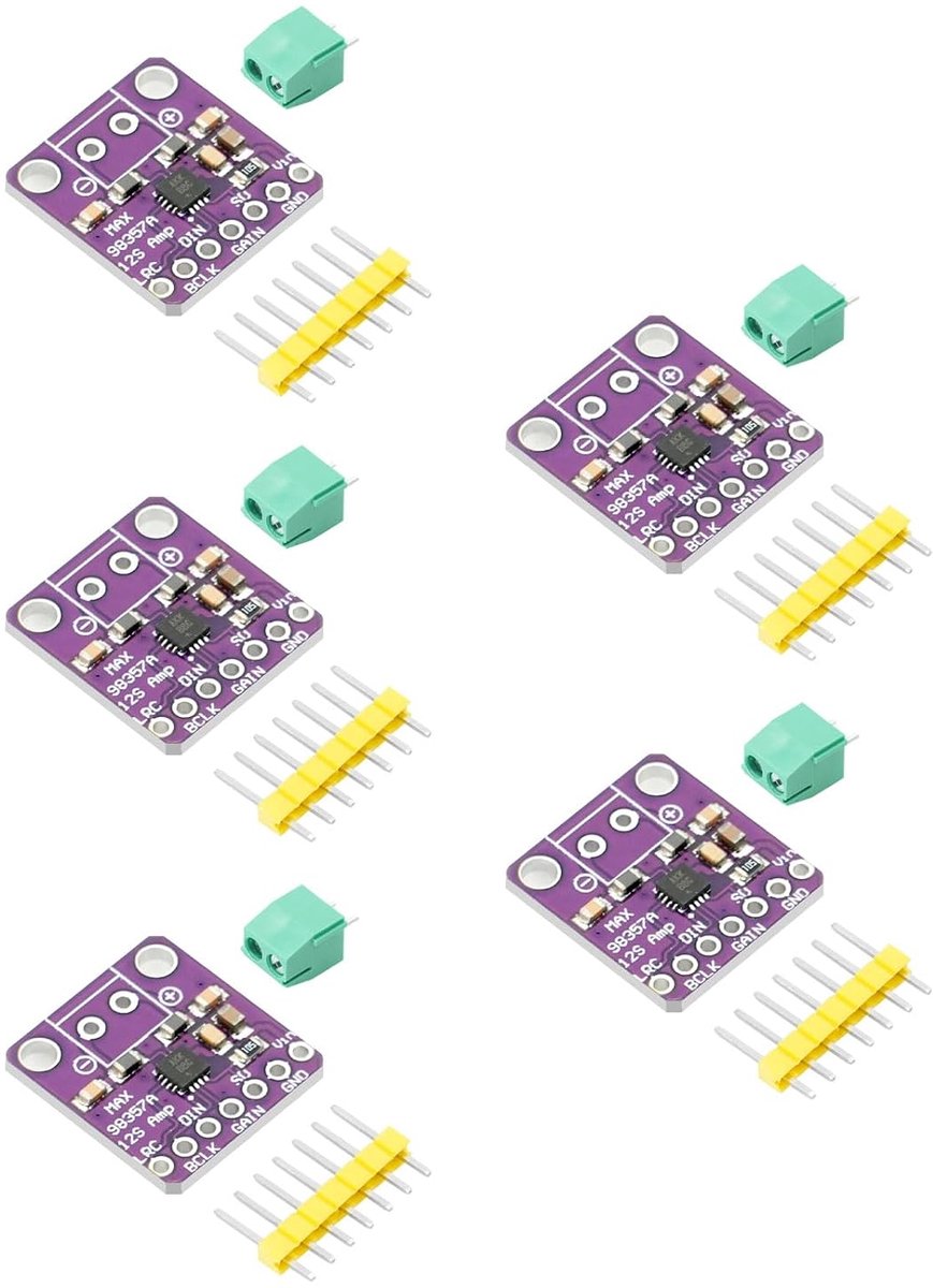 Audio versterker module 3W - I2S DAC output - Klasse D architectuur - Plug and play gebruik - ShopVlot