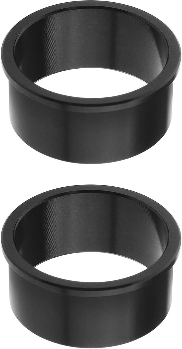 SnelShoppen - 2 Stuks Fietsonderdelen Bottom Bracket Adapter Aluminium BB Axis Voor Mountainbike en Racefiets - 24mm naar 22mm Vermindering