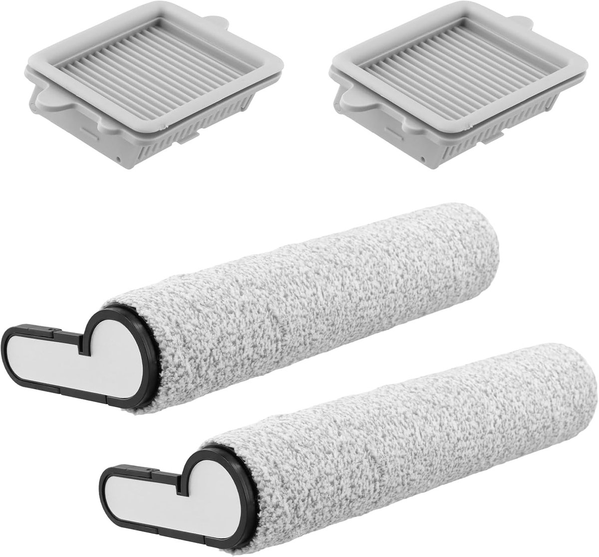 2 Pack F25 accessoires - 2 HEPA filters - dubbele rollerborstel - optimale reiniging voor Roborock F25 - ShopVlot