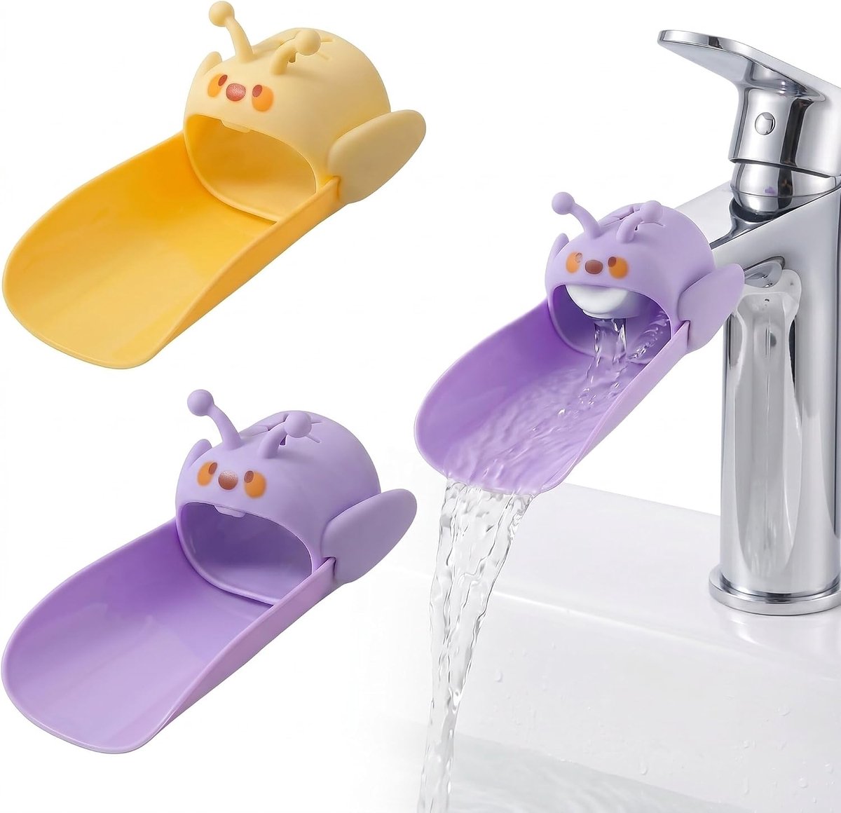 Kraanverlenging voor kinderen - uniseks - schattig bijendesign - handwashulp voor badkamer en keuken - ShopVlot