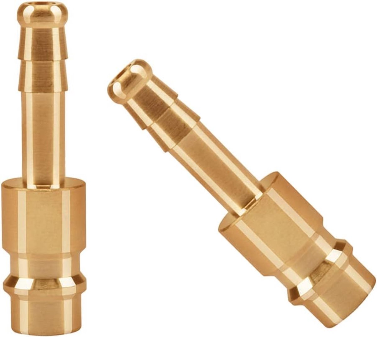 2pcs compressed air junction socket 6mm brass DN6 junction socket hose stop valve bushing threaded stopper - ShopVlot