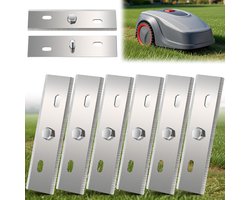 Enhon 6 vervangingsmessen compatibel met AL-KO Robolinho® (Solo & E-modellen) 300, 450, 500, 700, 800, 1150, 1200 - ShopVlot