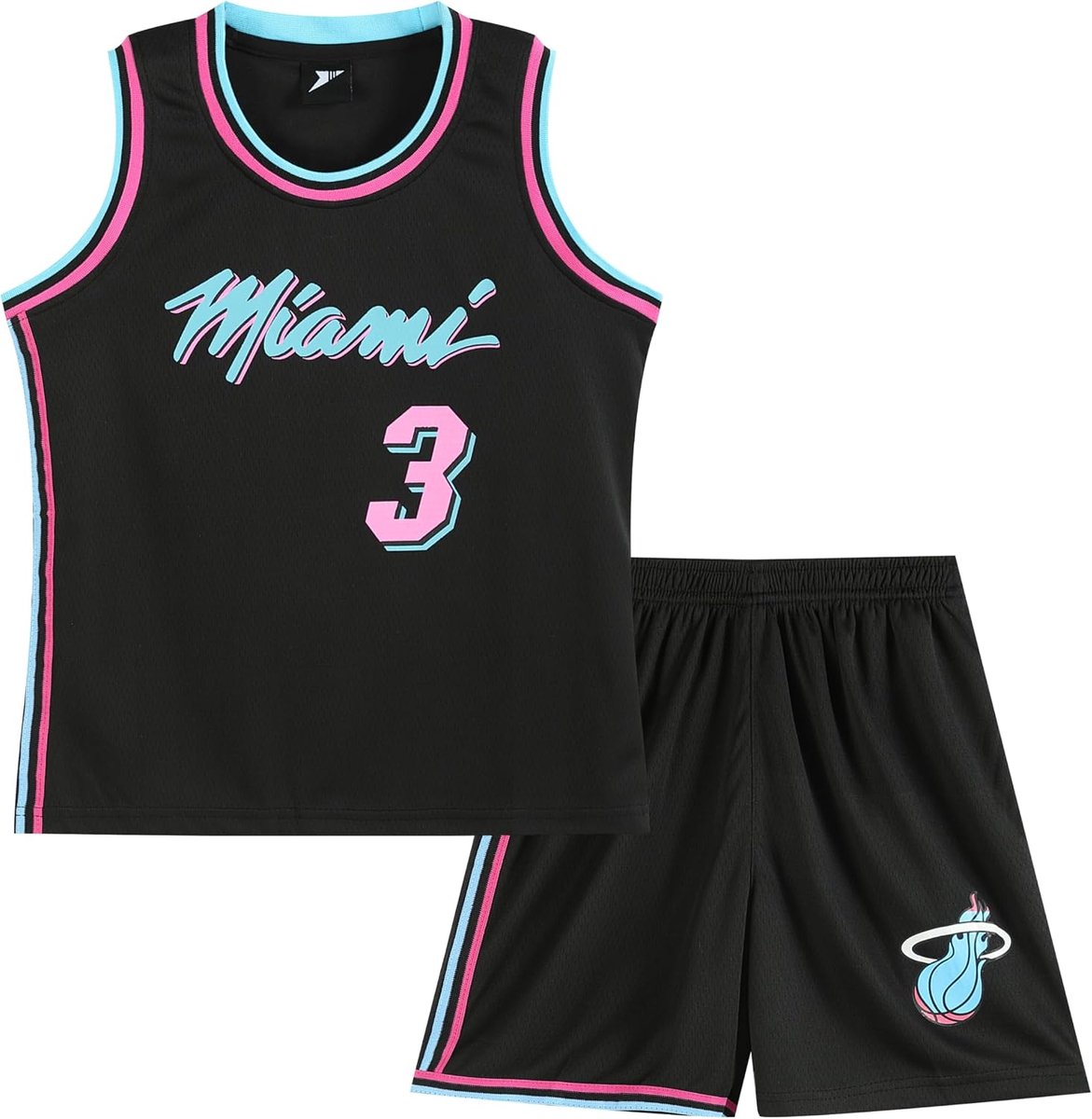 Boys' Basketball Training Clothing Set of 2 Sleeveless Shirt and Trousers Basketball Clothing Kids - ShopVlot