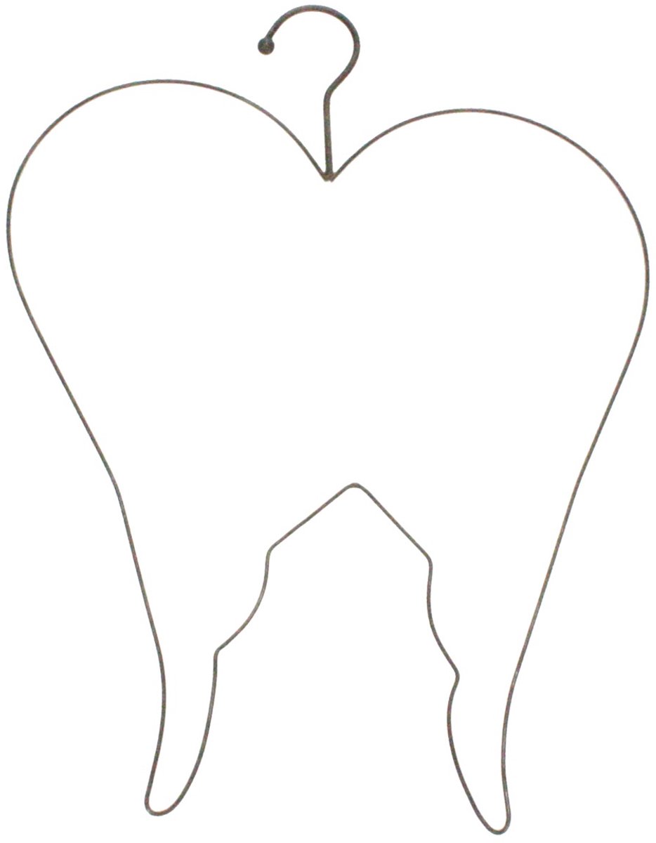 Metalen hanger Vleugels 28x40cm