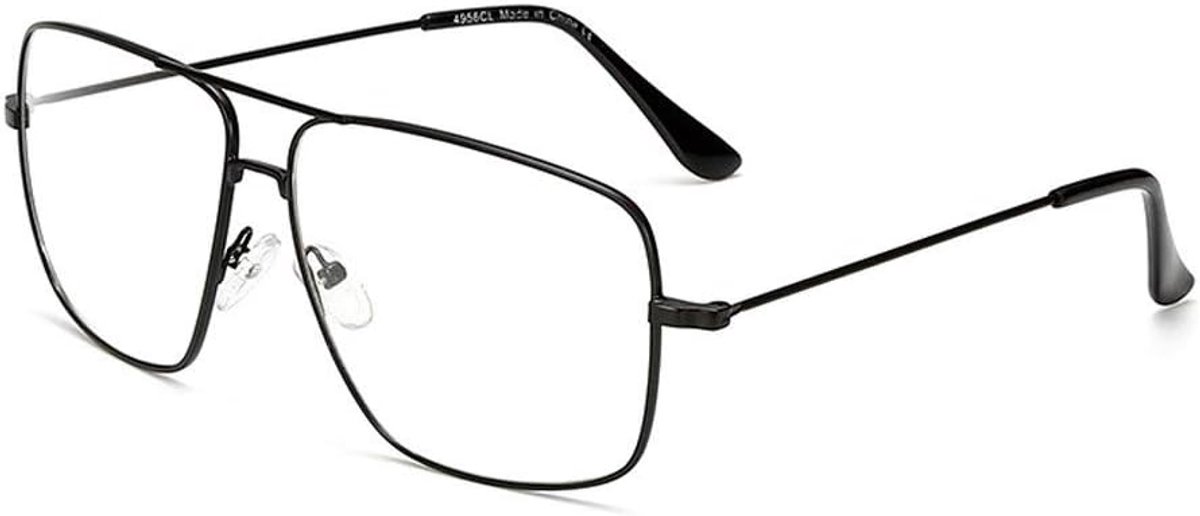 Dollger Classic Glasses Metal Fashion Clear Lens Glasses Frame Eyewear Women Men - ShopVlot