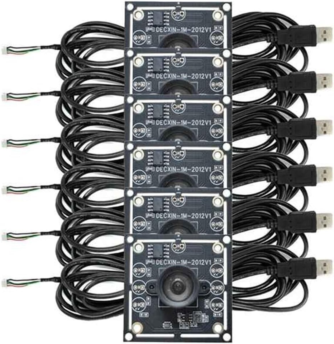 OV9732 Set of 6 Camera Module, 1280 x 720 HD Camera, 30 fps Face Recognition, Image Recognition, 100° High Image - ShopVlot