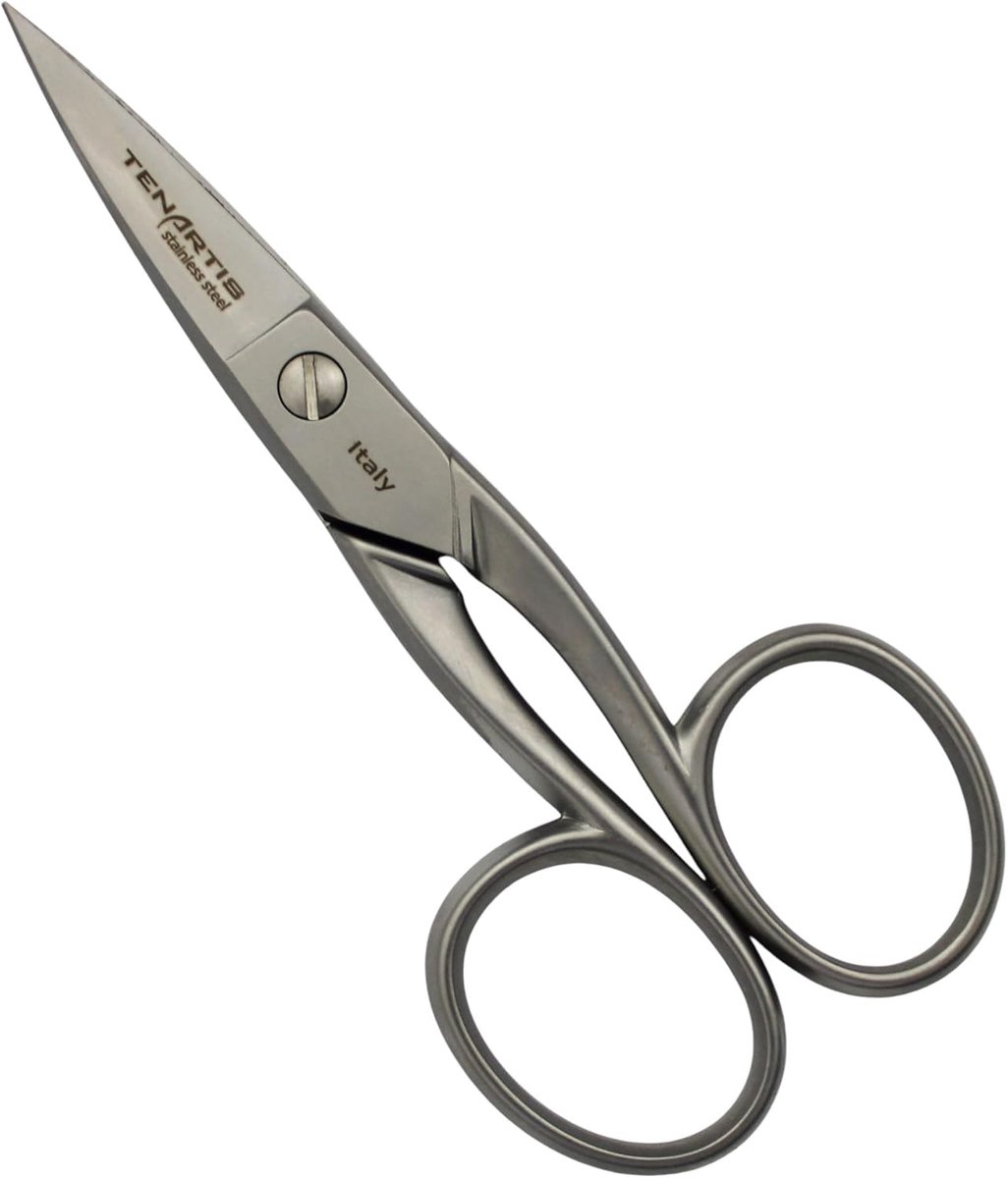Tenartis Nail scissors made of stainless steel, curved made in Italy - ShopVlot