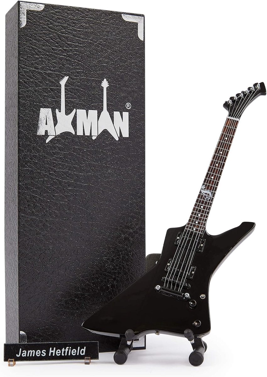 James Hetfield (Metallica) - Miniature Guitar - Music Gifts - Handmade ornament - ShopVlot