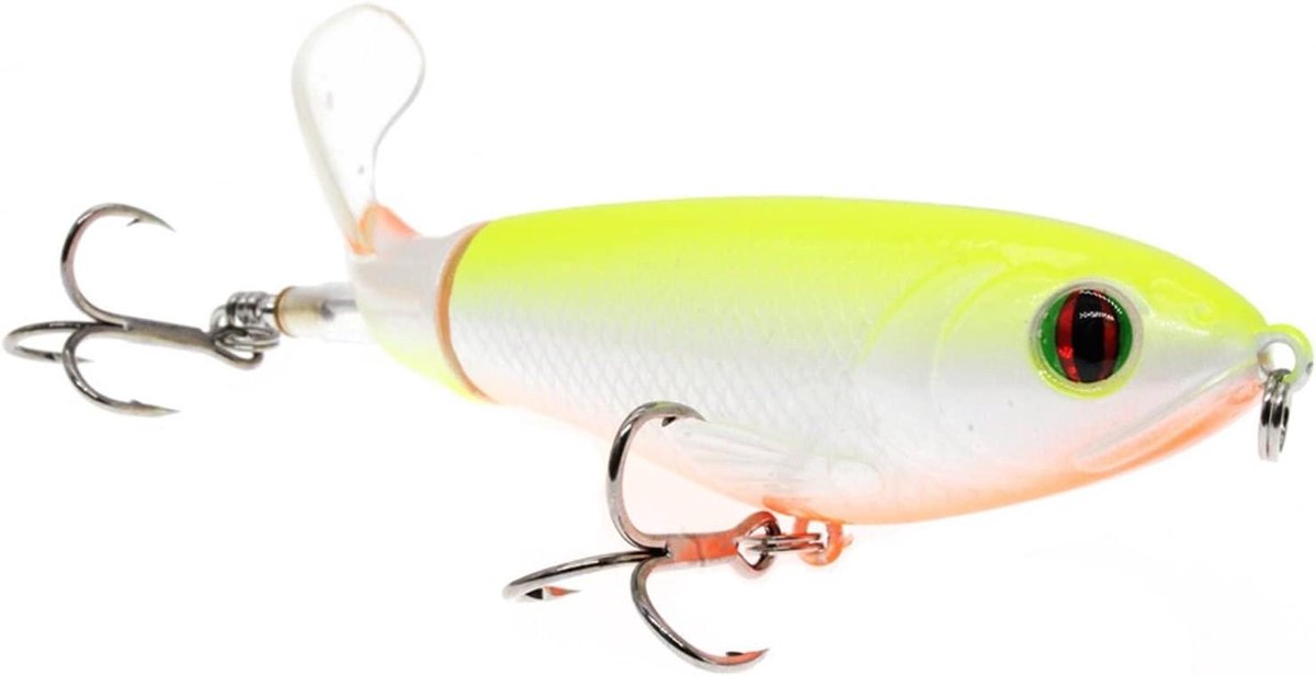 Vissen Lure - Kunst Aas - Bovenwater Vissen - Zachte Roterende Staart - 10 cm - NO2