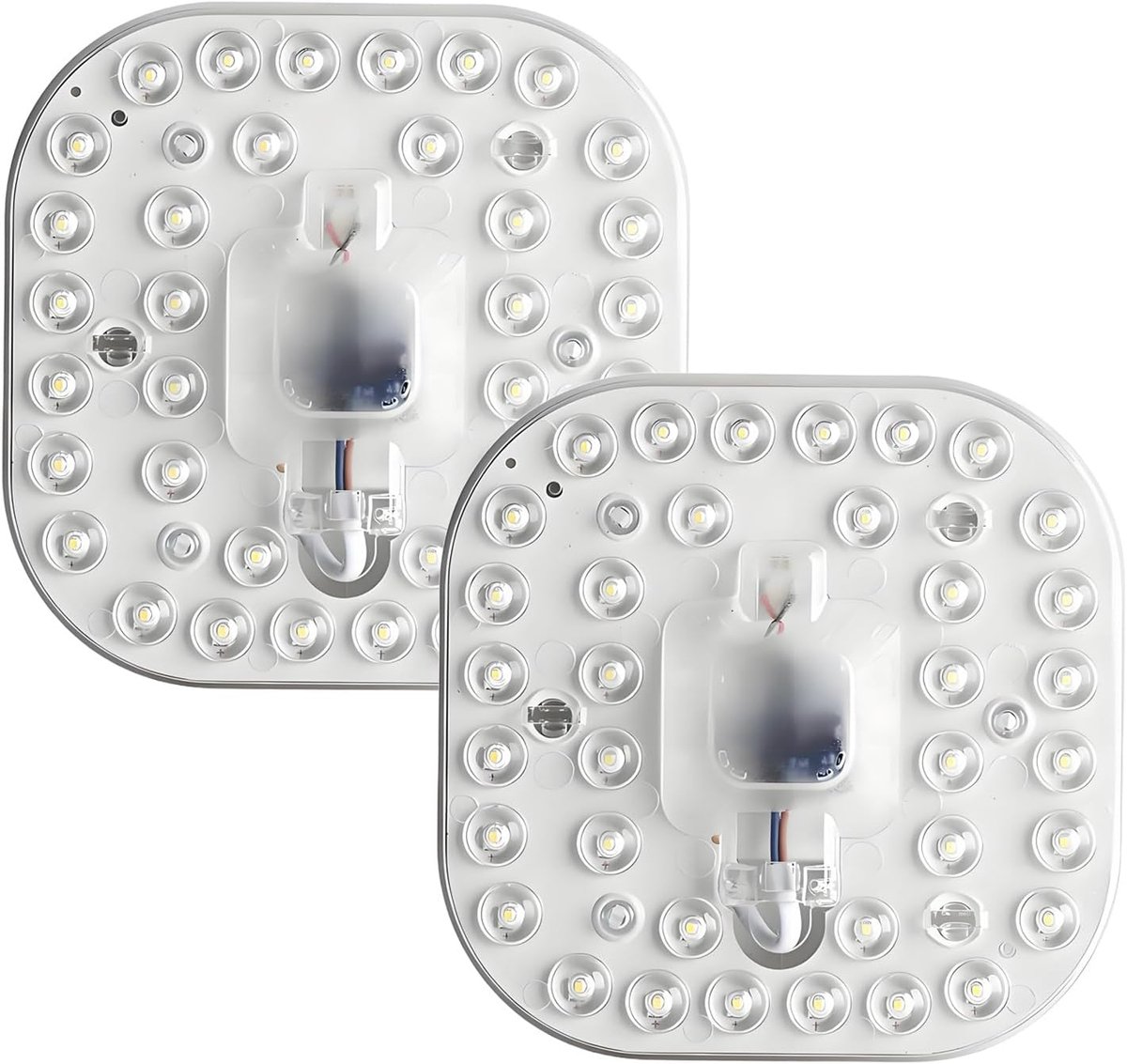 2 LED modules, 18 watts equivalent to 170W incandescent lamp, 1700 lumens 6500K cold white light, AC 165-265V, with - ShopVlot