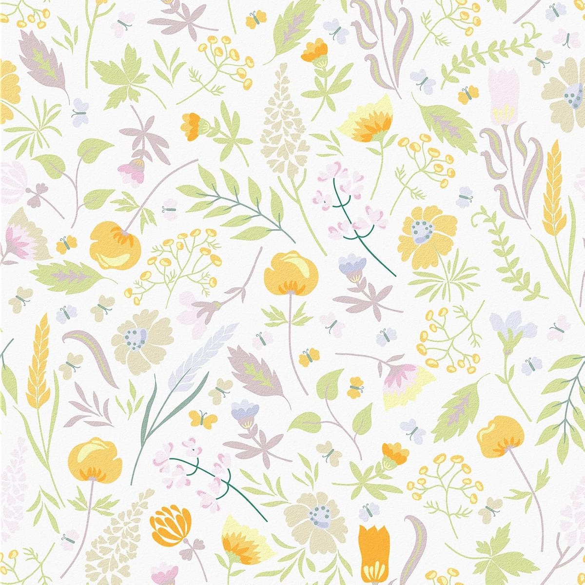 Wallpaper Flowers Wall Wallpaper Self Adhesive Wall Jungle Wallpaper Beige Pattern Wallpaper Vinyl Wallpaper 260cm x - ShopVlot