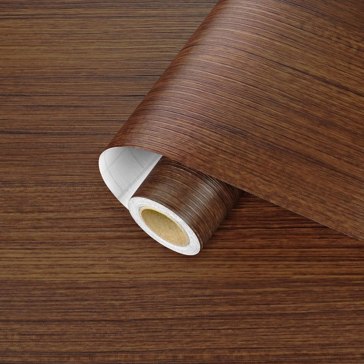 Wallpaper Brown Self Adhesive Film Wooden Optics Self Adhesive Wallpaper - ShopVlot