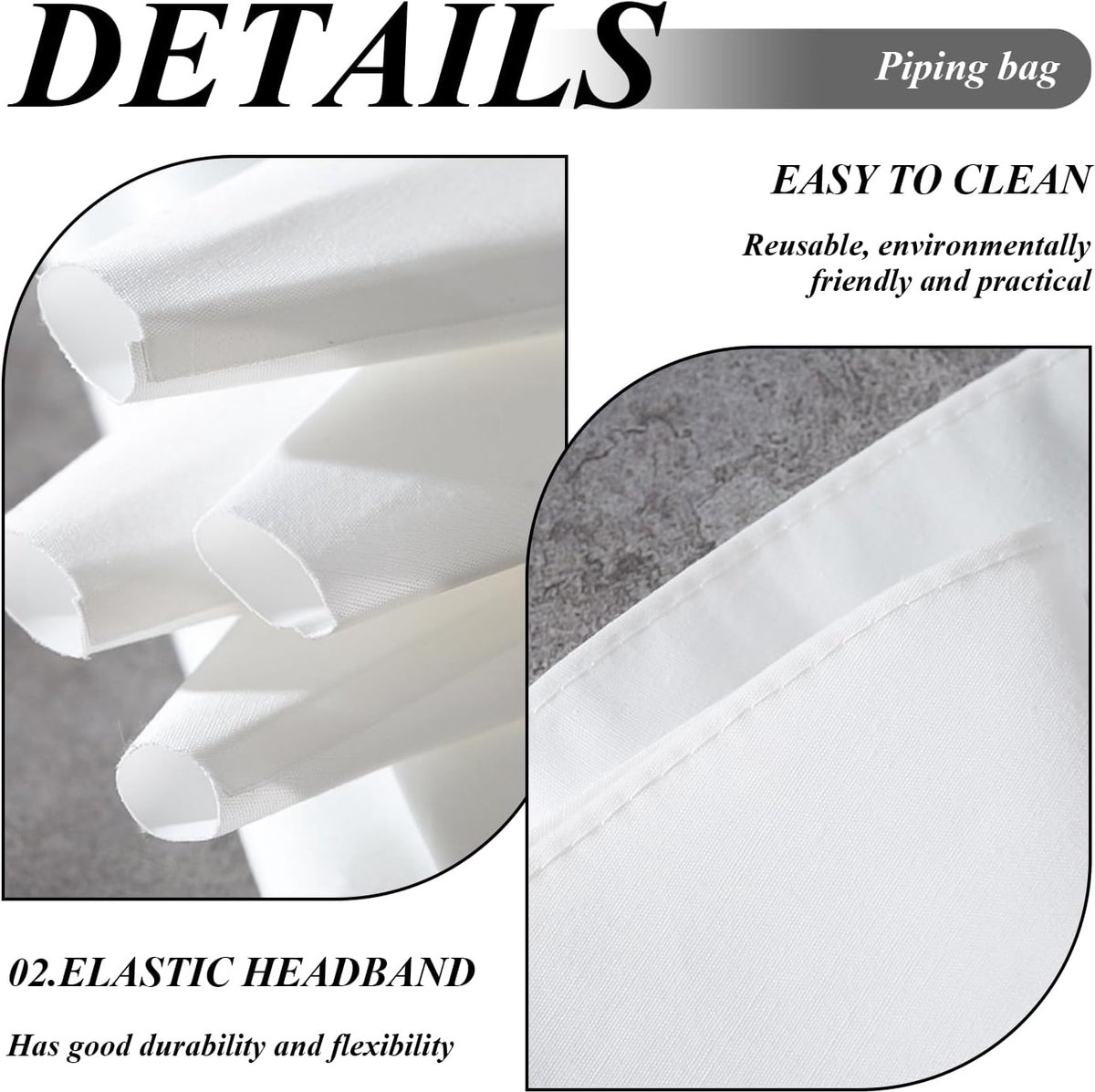 4 Stks Decoratie Zakken, Herbruikbare, Professionele Koken Rekwisieten, Bakken Tools, Crème Vullen Modellering - ShopVlot