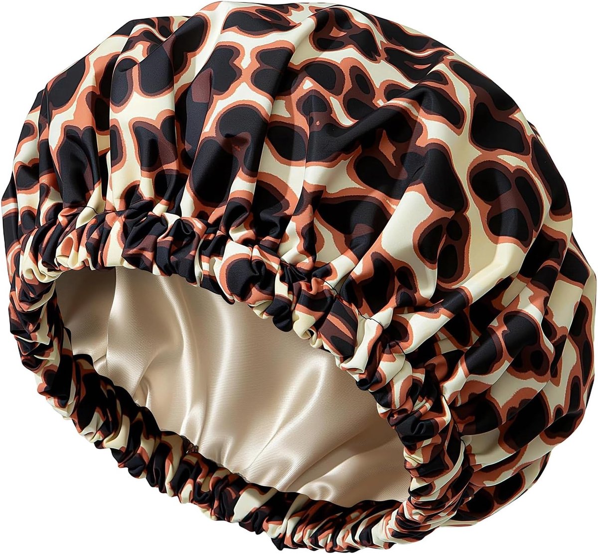 Duschmuts Shower Cap, 1 Stuk, Waterdicht en Haarbescherming, Dubbellaags Elastische Band, Dames met Lange Krullen - ShopVlot