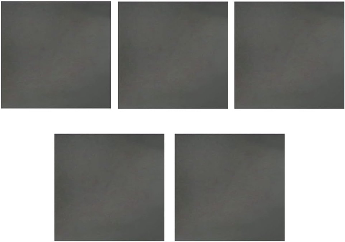 Polarisatiefilm Set - Gepolariseerde Folie - Fotografie Belichting - Hoge Polarisatie Efficiëntie - 10 x 10 cm - Zwart