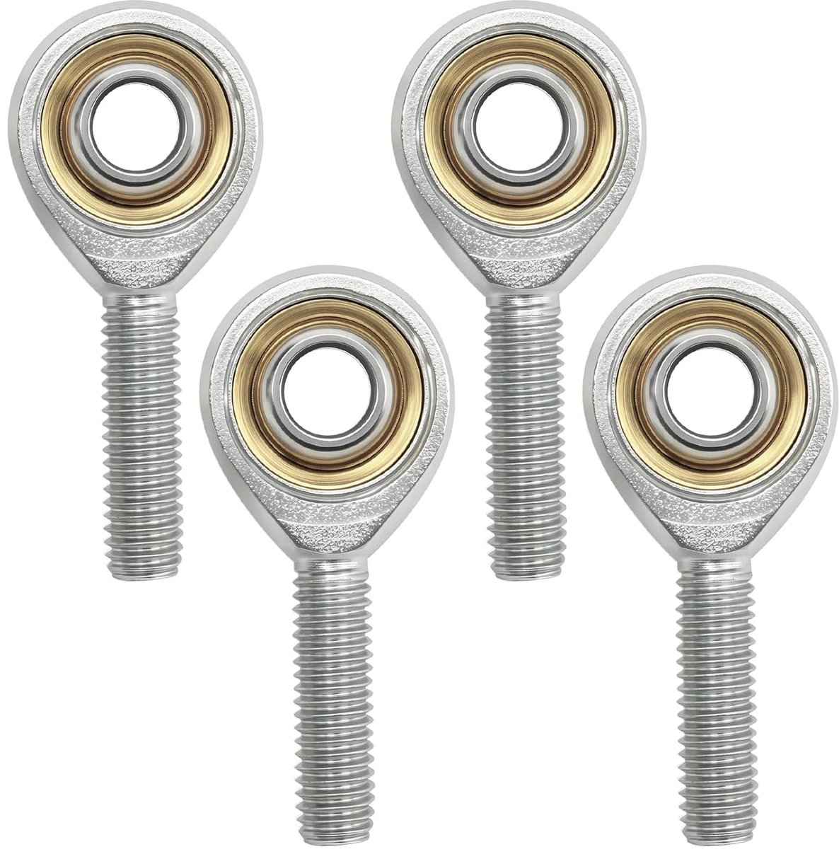 Set of 4 M8 Ball Bearings with Male Thread, Uniball Joints with Right Thread, Powerful Ball Joints for Machinery and - ShopVlot