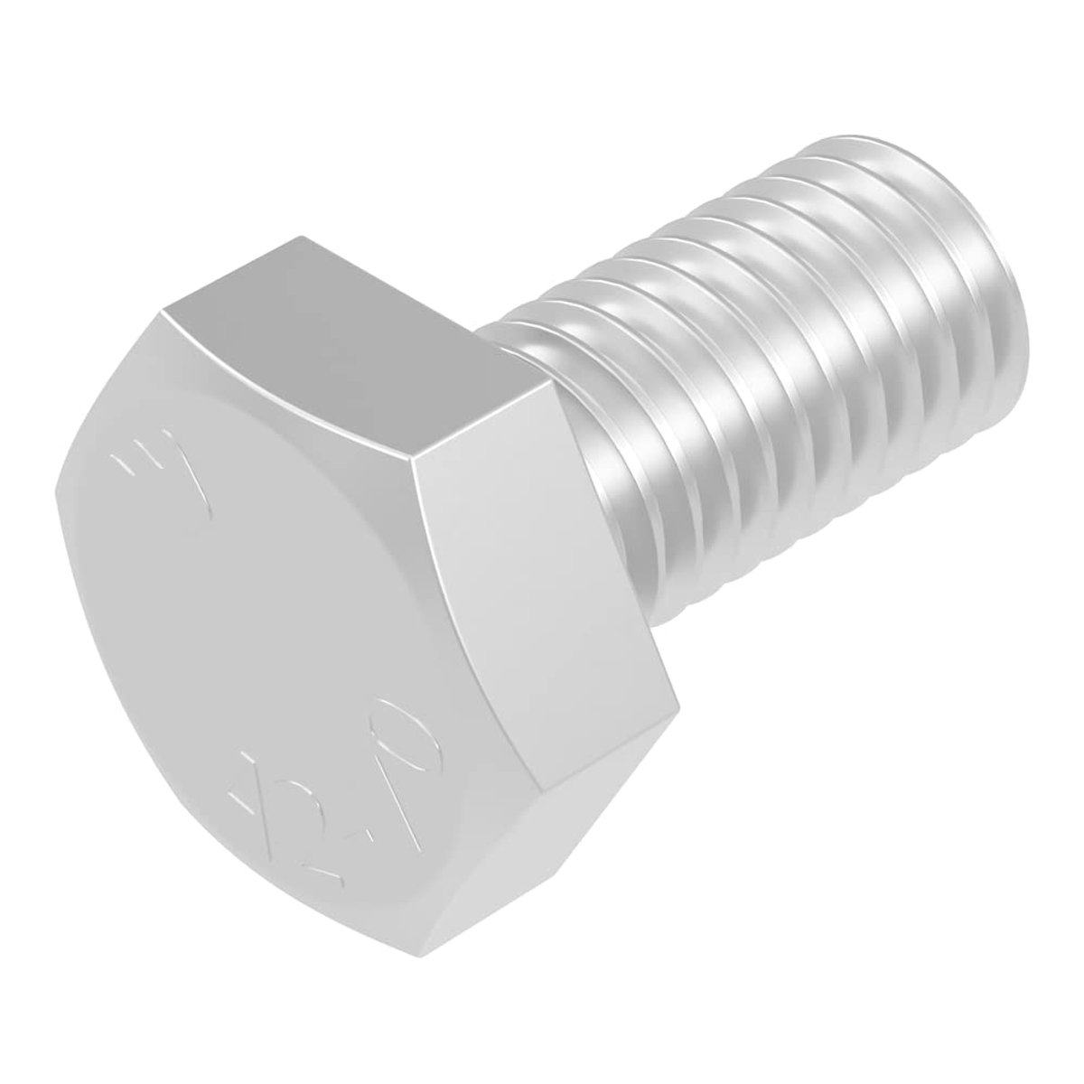 SECCARO Hex head screw M5 x 10 mm, stainless steel V2A VA A2, DIN 933 / ISO 4017, hexagon, 20 pieces - ShopVlot