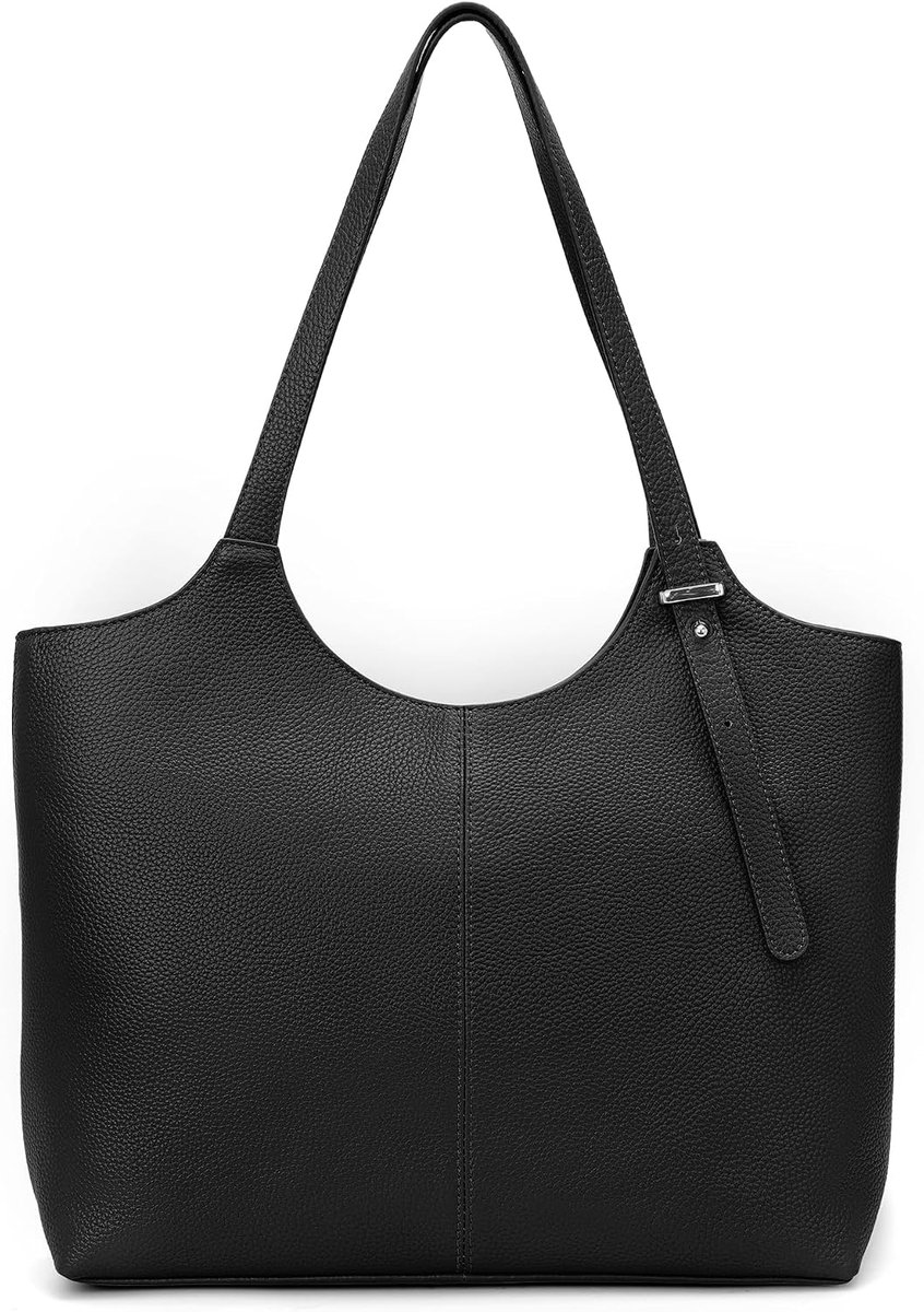 befen Genuine Leather Tote Bags for Women Work, Genuine Leather Shoulder Handbags Satchel Purses with Adjustable Strap - ShopVlot