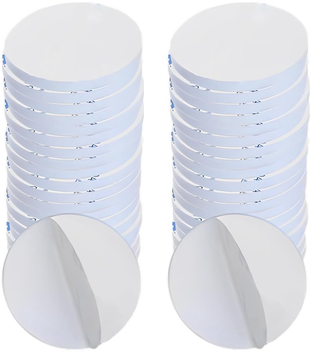 Thijox - 40 Stuks Dubbelzijdig Plakband Kleefpads, Extra Sterke Schuimrubberen Montage-Kleefschuimpads, Waterdicht voor Thuis, Kantoor, Auto, School,