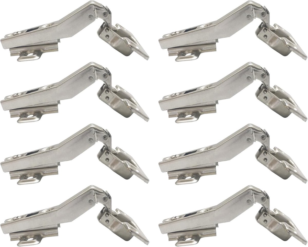 LIKERAINY 45° Hinge Ø 35mm without Damper for Special Corner Door Hinges for Cabinet Wardrobe Angular Doors Folding - ShopVlot