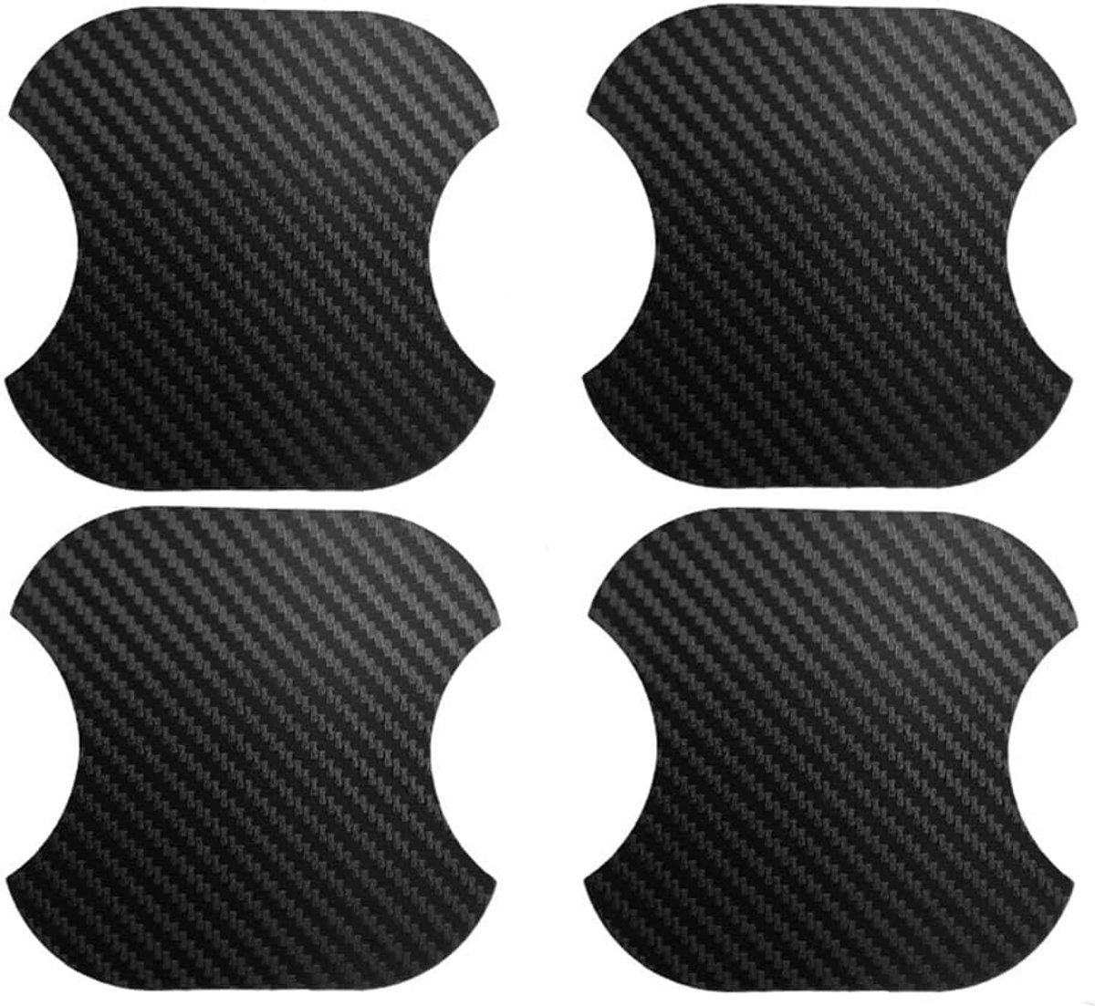 Auto deurgreep stickers - universele bescherming - carbon fiber materiaal - eenvoudig te installeren - ShopVlot