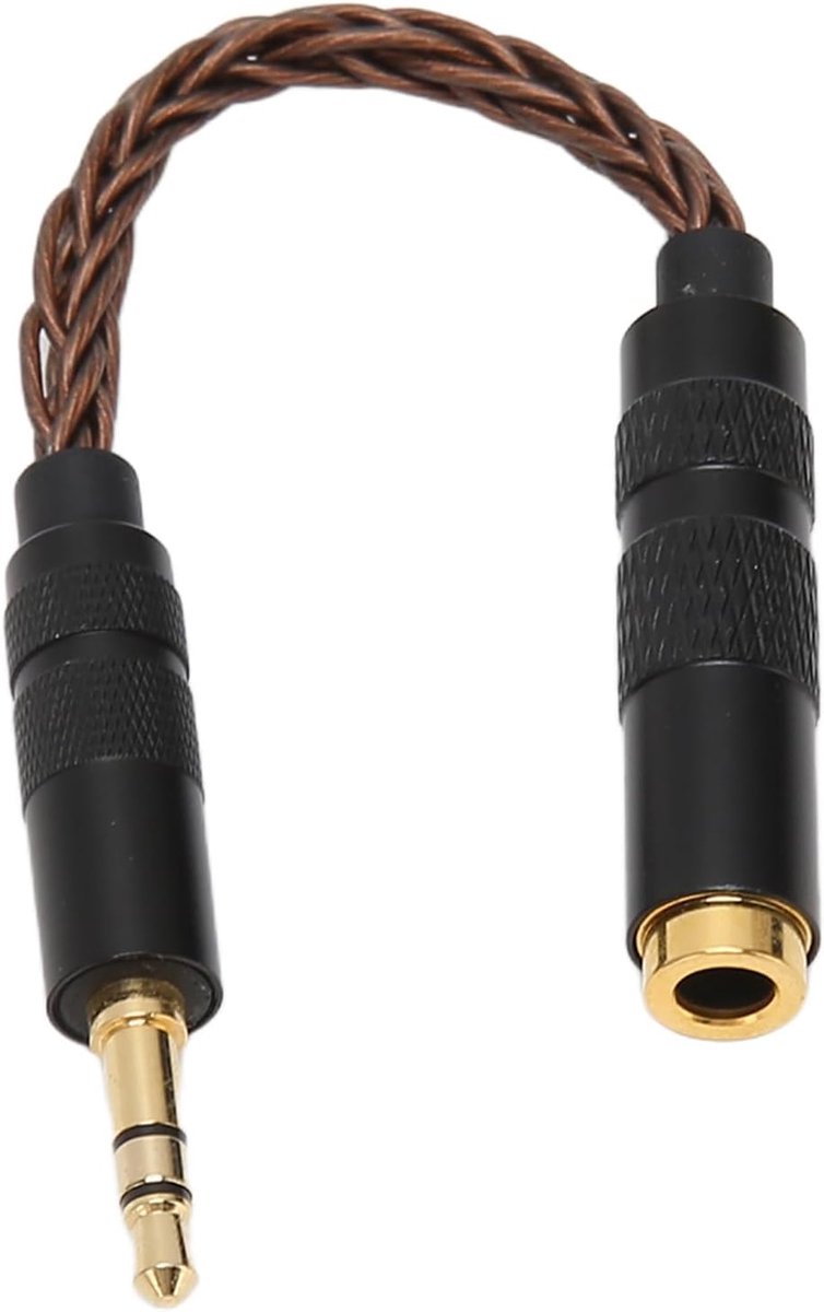 Adapterkabel 4.4mm naar 3.5mm - Goudgeplateerd - Voor verliesloze geluidsoverdracht - Geschikt voor muziekliefhebbers - ShopVlot
