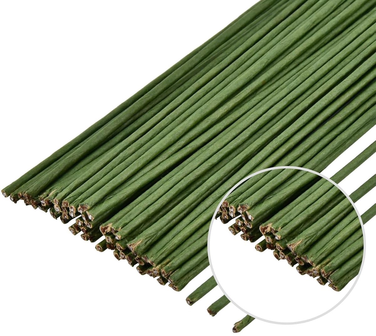 Bloemendraad 30 Stuks - Groene Floristische Draad - 18 Gauge - Voor het Maken van Bloemstukken - ShopVlot