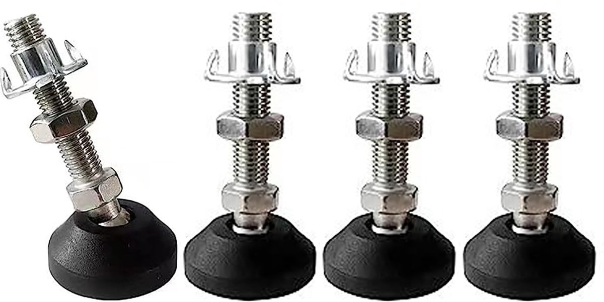 Solidchoice - Verstelbare Meubelpoten M10 x 40 mm - 4 Stuks Tot 400 kg