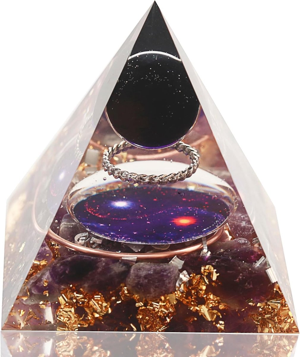 Solidchoice - Handgemaakte Kristallen Piramide voor Reiki en Meditatie