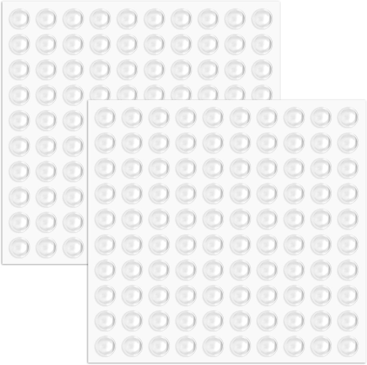 Meubelstiften 10 x 3 mm - transparant silicone - zelfklevend - bescherm je meubels - ShopVlot