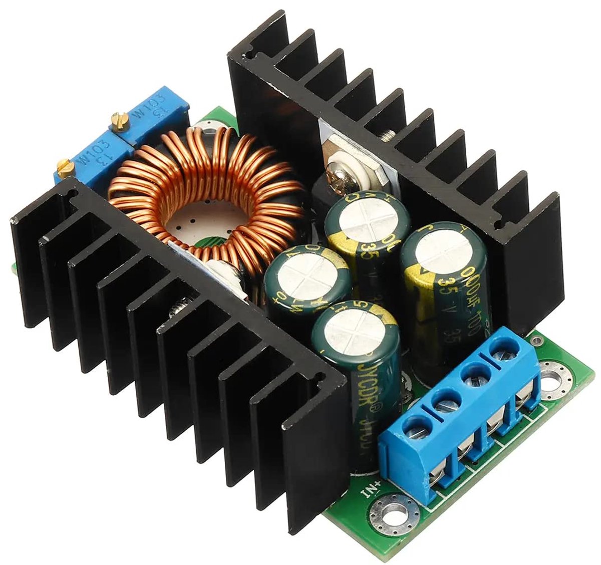 DC 24V naar 12V buck converter - constante stroom/spanning - 12A maximaal - ideaal voor LED verlichting - ShopVlot