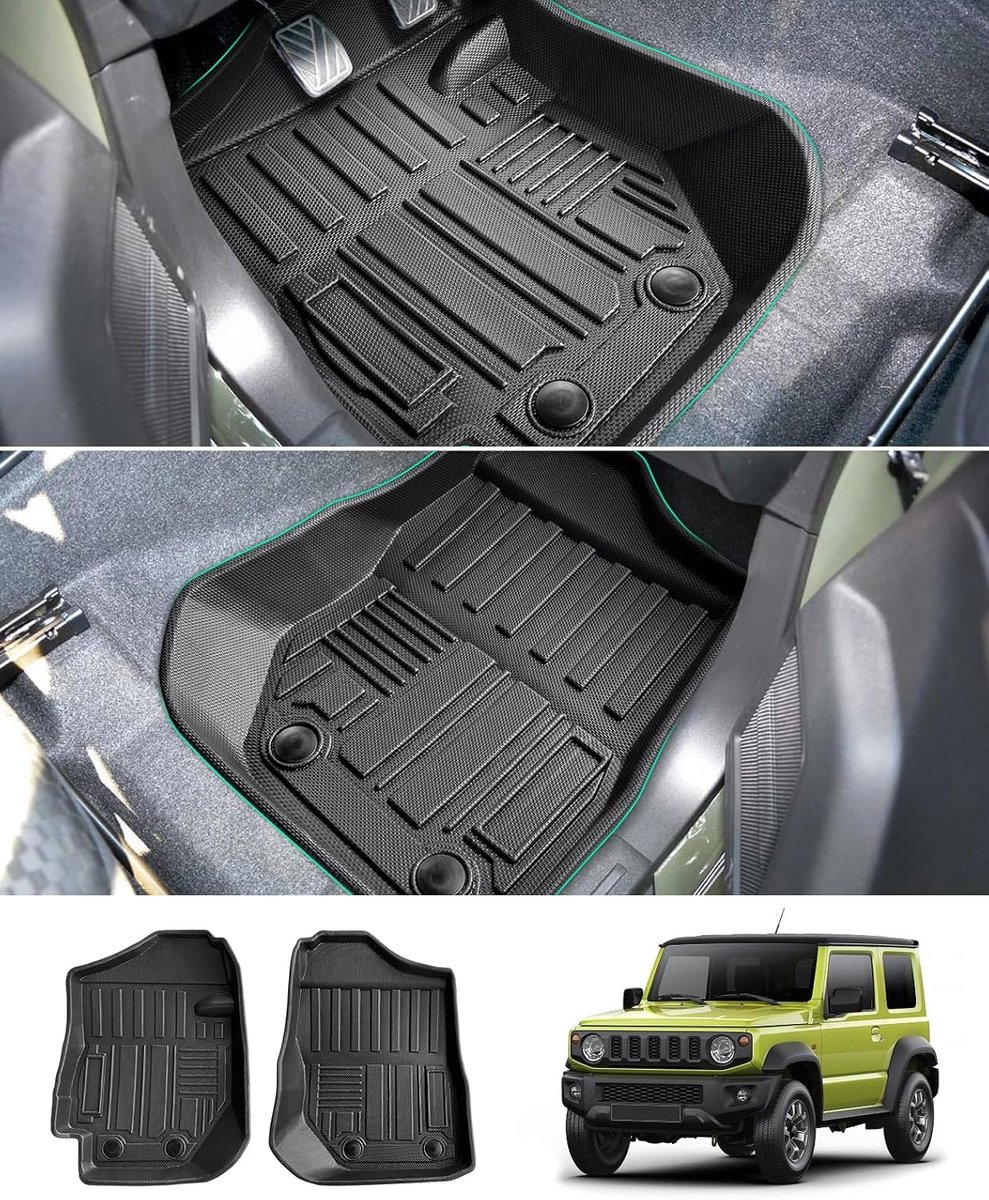 Vloermatten Suzuki Jimny 2021-2025 - TPE All-Weather Rubber - 3D Scanning - ShopVlot