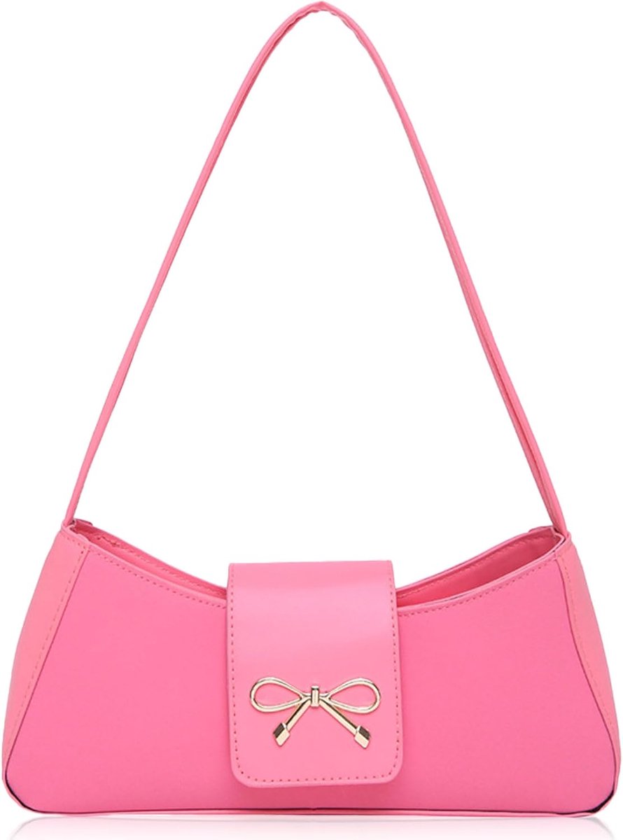 Roaring Good Time pink ladies shoulder bag y2k women tote bag small bags with bow cute ita bag aesthetic wallet - ShopVlot