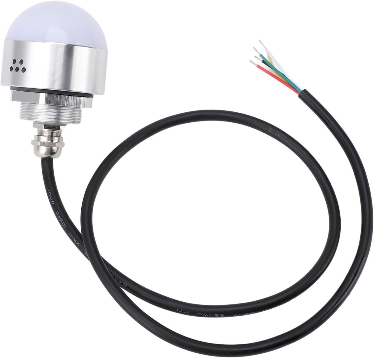 Topyond 24V LED Industrial Signal Lights, Round Warning Light with 3 Color Lighting, Professional LED Warning Lights - ShopVlot